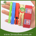 Factory cheap custom silicone bracelet wristbands no minimum